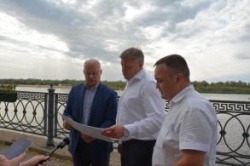 Астрахань: В будущем году благоустроят третью очередь Комсомольской набережной