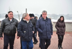 Набережные Челны: Наиль Магдеев ознакомился с очисткой реки Мелекески