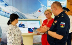 Оренбург: Народный музей Героев Отечества, открытый в лицее №5, пополнился новыми экспонатами