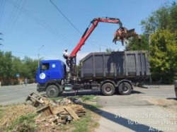 Астрахань: За два летних месяца в городе зачистили свыше тысячи нелегальных свалок