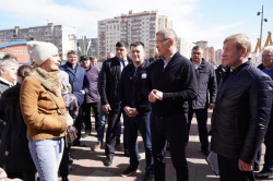 Уфа: В городе продолжается обновление прибрежной зоны озера в Инорсе.