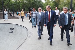 Саранск: Состоялось торжественное открытие сквера Подольских курсантов