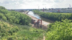 Сызрань: В городе продолжаются работы по благоустройству третьей очереди набережной