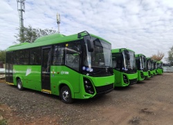 Оренбург: В город прибыли новые автобусы марки «СИМАЗ»