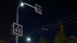Альметьевск: 169 светильников установили над нерегулируемыми пешеходными переходами в городе