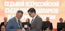 Нижний Новгород: Юрий Шалабаев вручил зоопарку «Лимпопо» Почетный знак главы города в честь 20-летнего юбилея и наградил его сотрудников