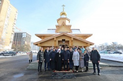 Уфа: При участии Ратмира Мавлиева состоялось открытие обновленного храма святых равноапостольных Кирилла и Мефодия, который находится на улице Комсомольской.