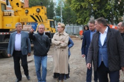 Самара: Глава города Елена Лапушкина осмотрела территории строящихся детских садов и школы на Пятой просеке