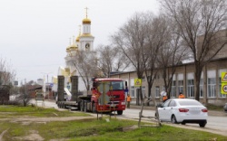 Оренбург: По нацпроекту в городе обновляют дороги к храмам