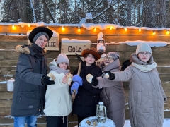 Тольятти: Мечты сбываются - многодетная семья побывала в деревне ездовых собак "СЕРЕБРО СЕВЕРА"