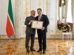 Казань: Ильсур Метшин награжден Почетной грамотой Президента Российской Федерации