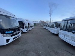 Арзамас: В город поступили 11 новых современных автобусов малого и среднего класса