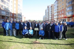 Чебоксары: В городе появилась Аллея городов Поволжья