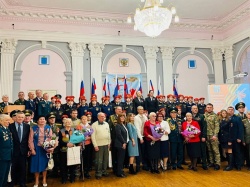Саратов: Ветераны боевых действий разных поколений встретились в школе № 67 им. О.И. Янковского на торжественном мероприятии, посвященном открытию Года защитника Отечества
