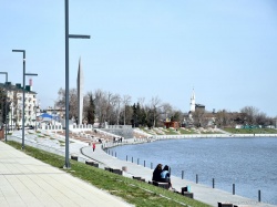 Пенза: Работы по благоустройству набережной реки Суры ведутся в ежедневном режиме